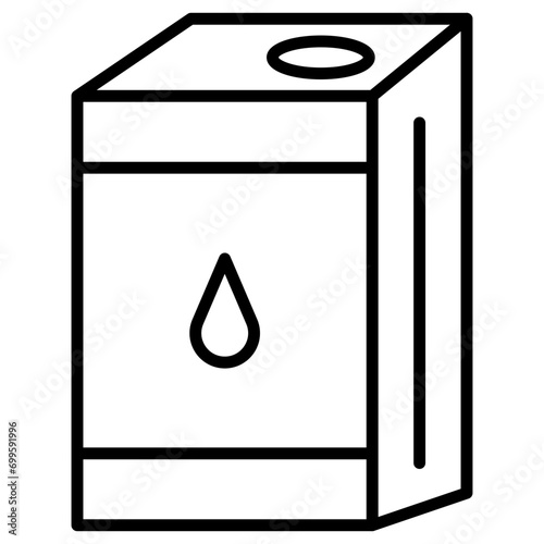 Milk Carton Icon of Morning and Breakfast iconset.