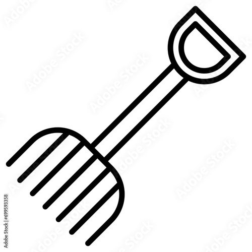Farm Fork Icon of Farming iconset.