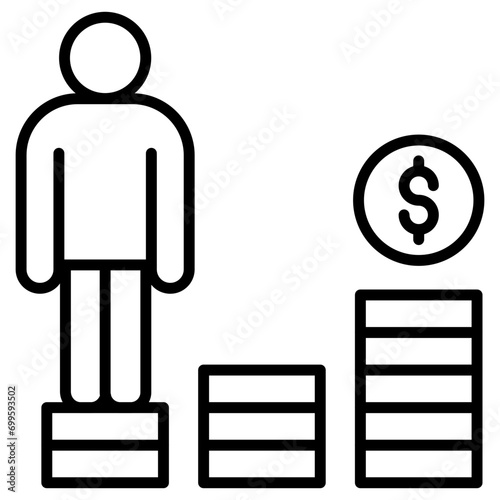 Motivation & Incentives Icon of Human Resource iconset.