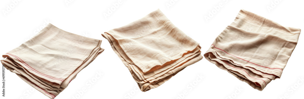 Photo kitchen cloth (napkin) isolated on white Photo kitchen cloth (napkin) isolated on white