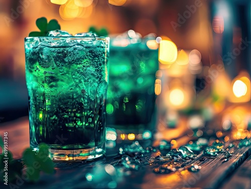  Close-ups of St. Patrick's Day-themed food and drinks Greens and bright colors