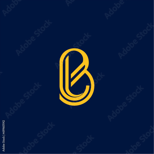 LB lb letter logo design logotype icon concept with serif font and classic elegant style look Vector Illustration