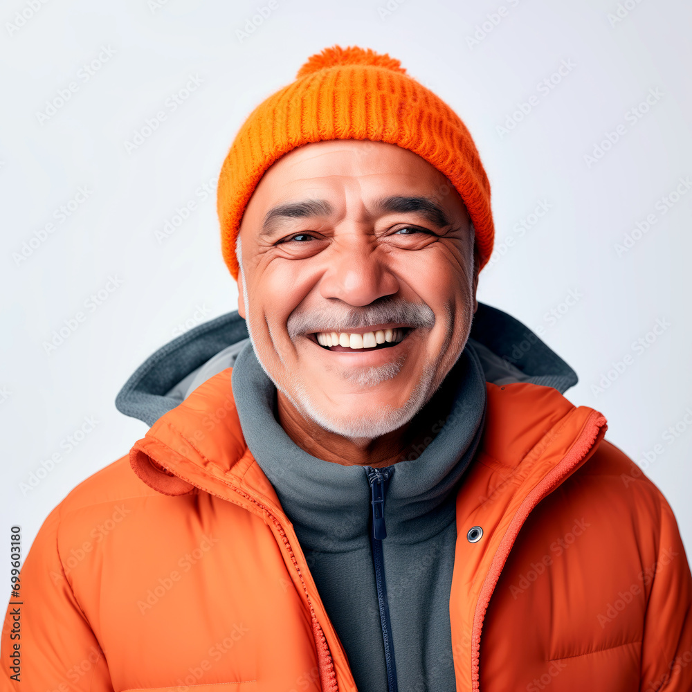 Smiling senior man isolated on white background. Smiling senior man isolated on white background.