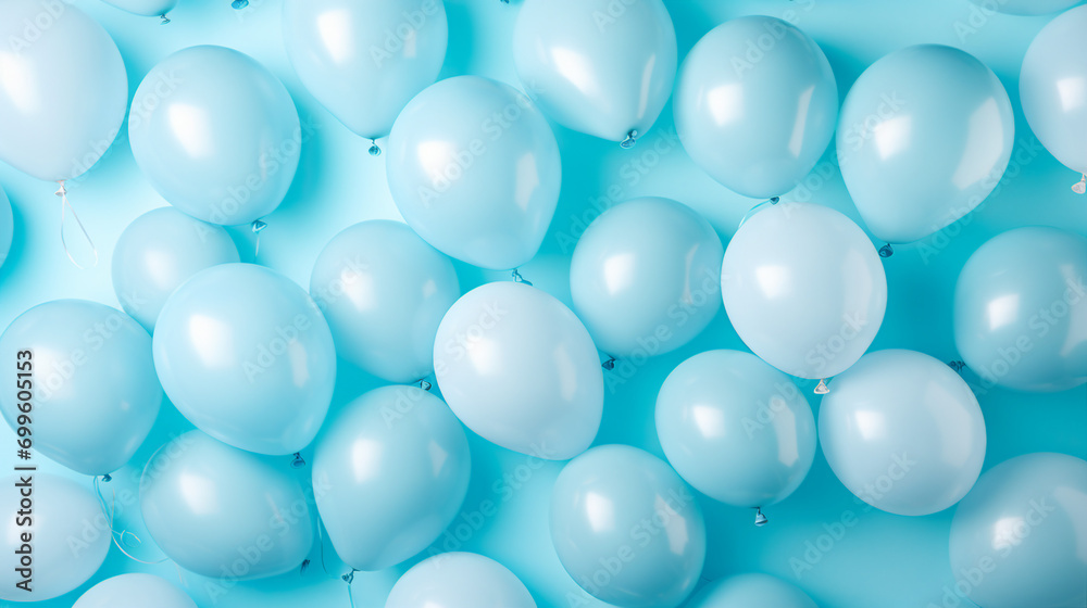 Celebrate with Joy: Vibrant Light Blue Balloons Background for Happy Parties, Birthdays, and Festive Events Celebrate with Joy: Vibrant Light Blue Balloons Background for Happy Parties, Birthdays, and Festive Events