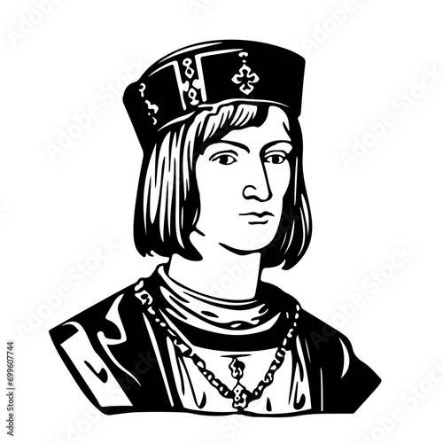 Casimir Jagiellon (1458-1484) illustration photo