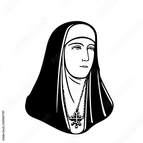 Catherine of Siena (1347-1380) portrait photo