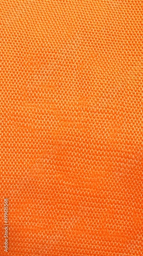 Orange and white fabric texture background