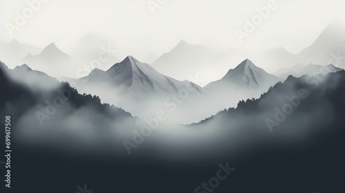 Abstract mountain background,PPT background © jiejie