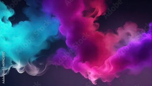 Smoke of different colors blasting and combining wallpaper, colorful smoke background wallpaper © Reazy Studio
