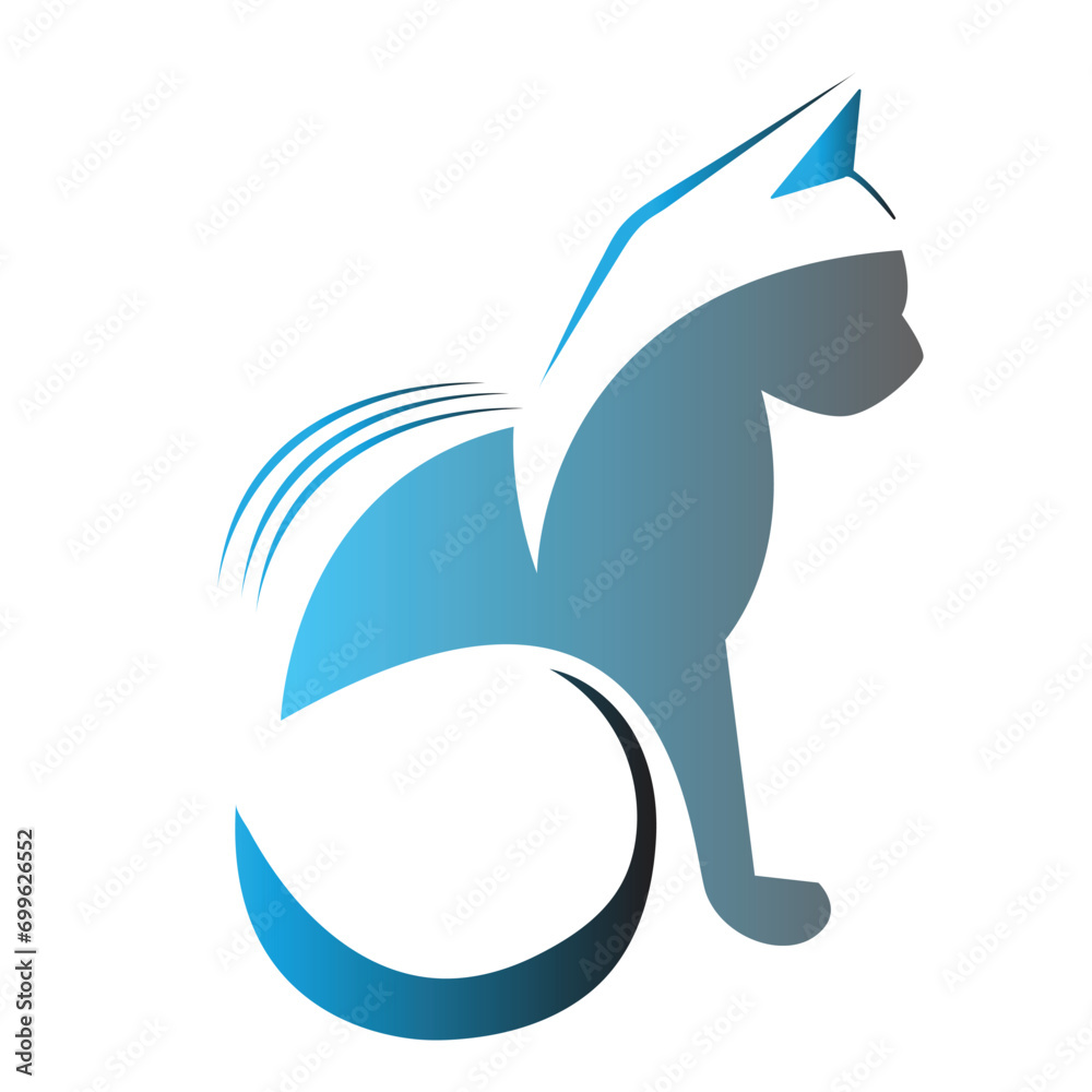 Very attractive cat logo suitable for logo purposes Very attractive cat logo suitable for logo purposes