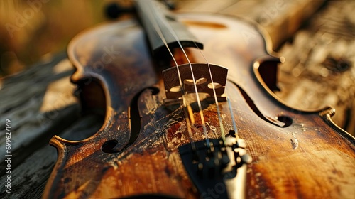 Man playing classical violin