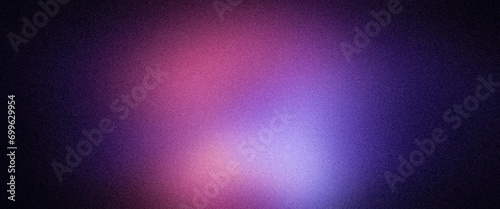 Pink purple blue ultra wide gradient grainy premium background. Perfect for design, banner, wallpaper, template, art, creative projects, desktop. Exclusive quality, vintage style of the 70s, 80s, 90s