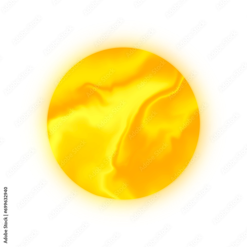 Round gold marble element Round gold marble element