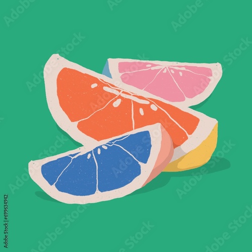 Orange “Colorfull” Slices