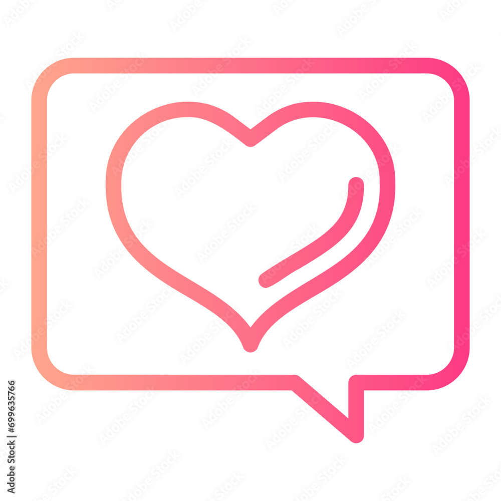 chat gradient icon