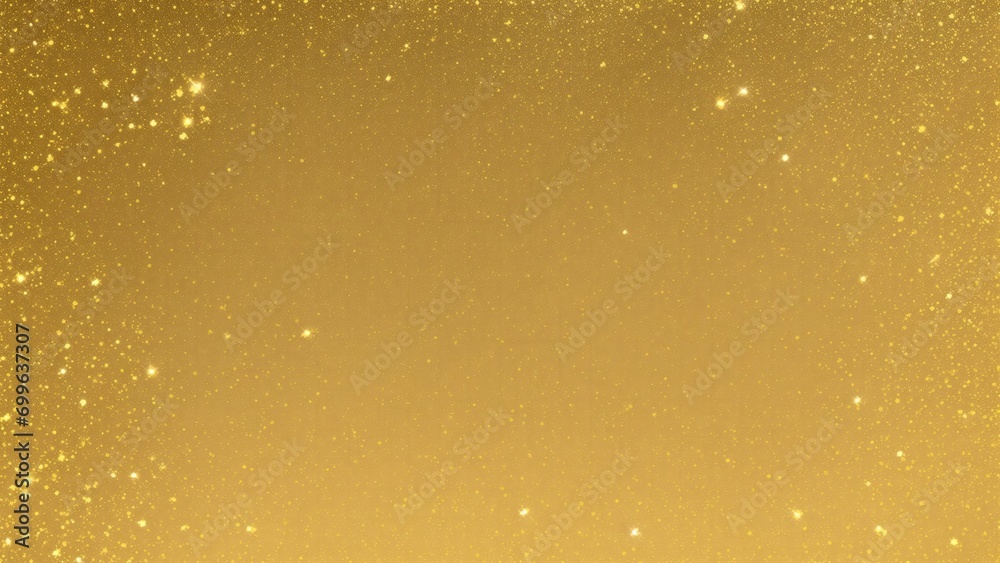 Yellow and Gold Foil Glitter Texture Background