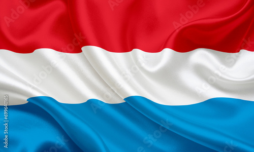 Bild auf Leinwand National flag of Luxemburg