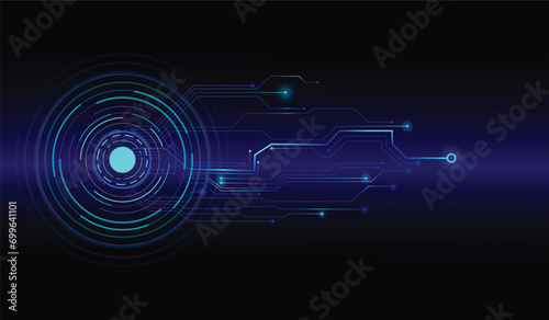 Abstract technology background Hi-tech communication concept innovation background vector illustration
