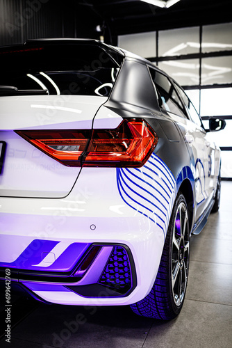 Car tinting, color change, detailing, protective film