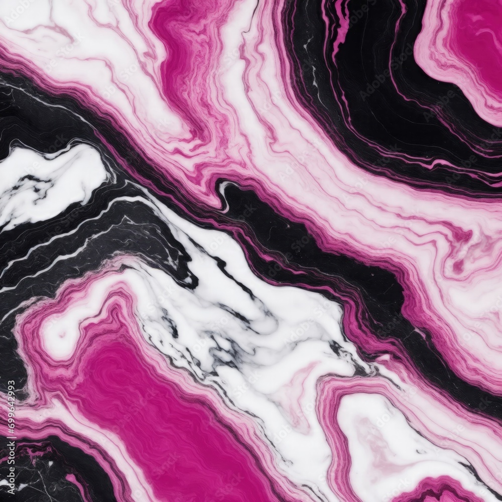Pink and Black Marble Stone Background