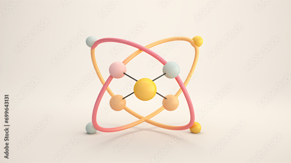 Atom Structure Model - 3D