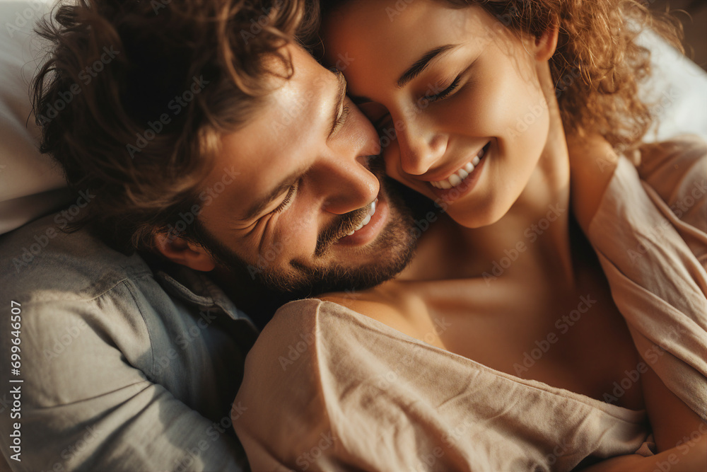 Generative ai creative design collage of happy cozy loving couple spend time together Generative ai creative design collage of happy cozy loving couple spend time together