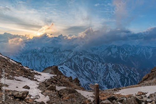 Snow Mountain in Japan photo