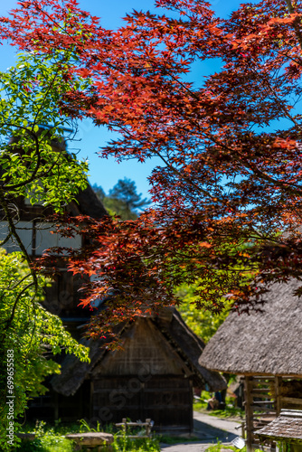 Red Japanese Garden