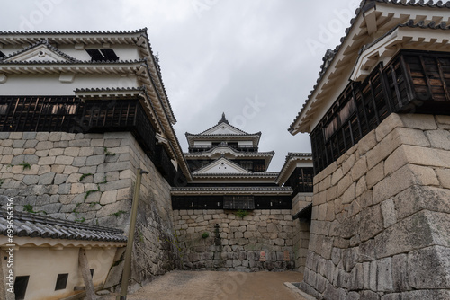 Castle tower of Matsuyama castle photo