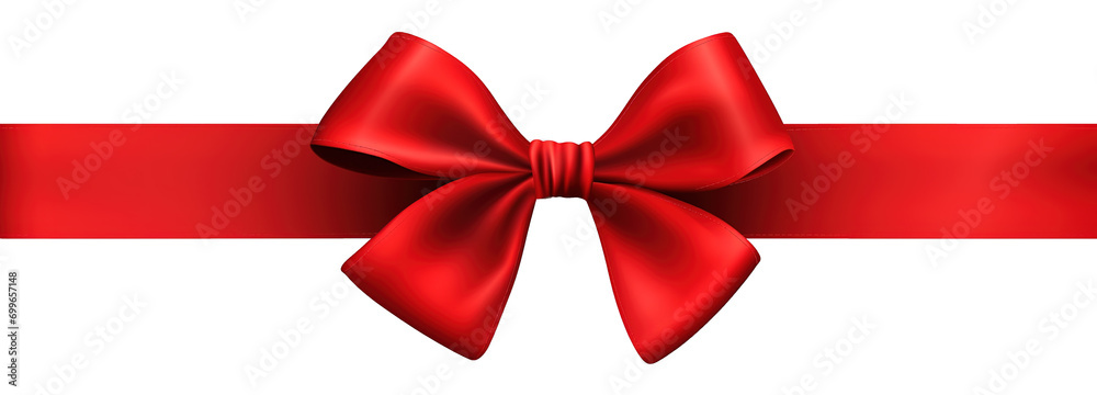 Red Ribbon Bow. Ribbon PNG. Red ribbon with bow isolated on white background. Red Ribbon Bow. Ribbon PNG. Red ribbon with bow isolated on white background.