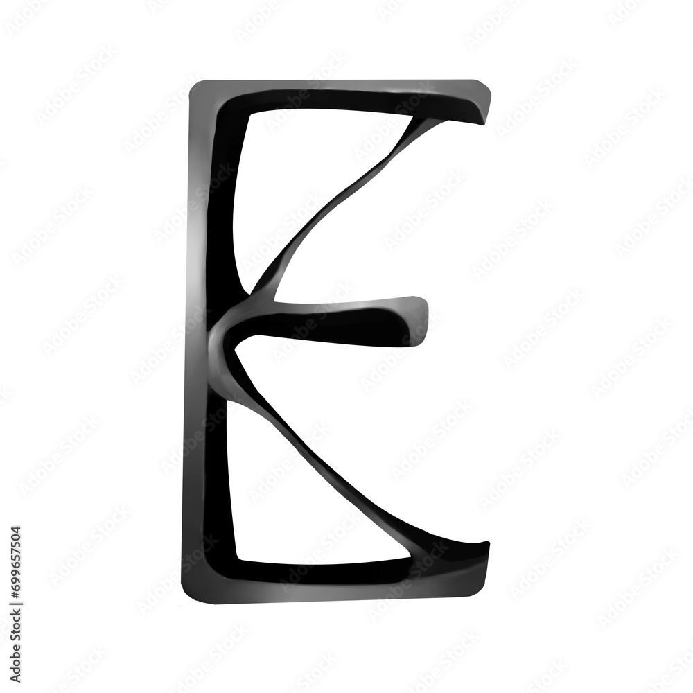 alphabet E
