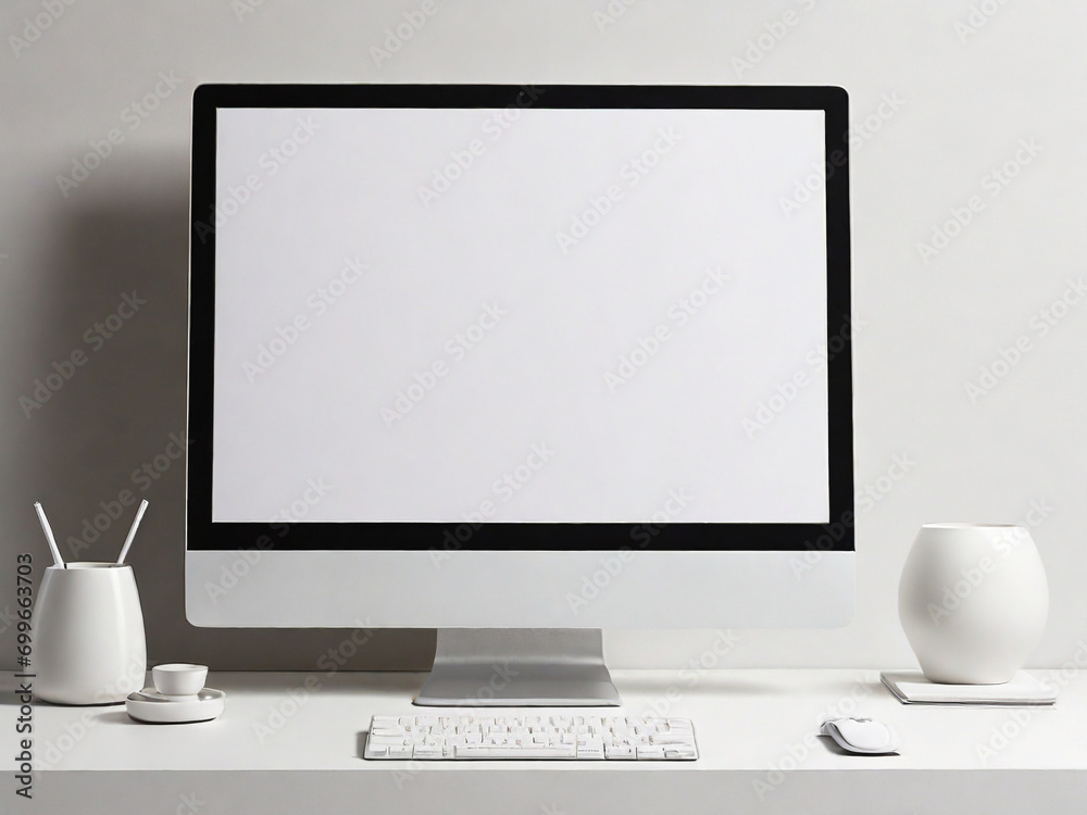 Fototapeta premium Computer mockup
