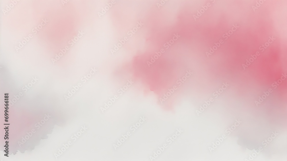 Naklejka premium Pink Bleeding Watercolor texture Background