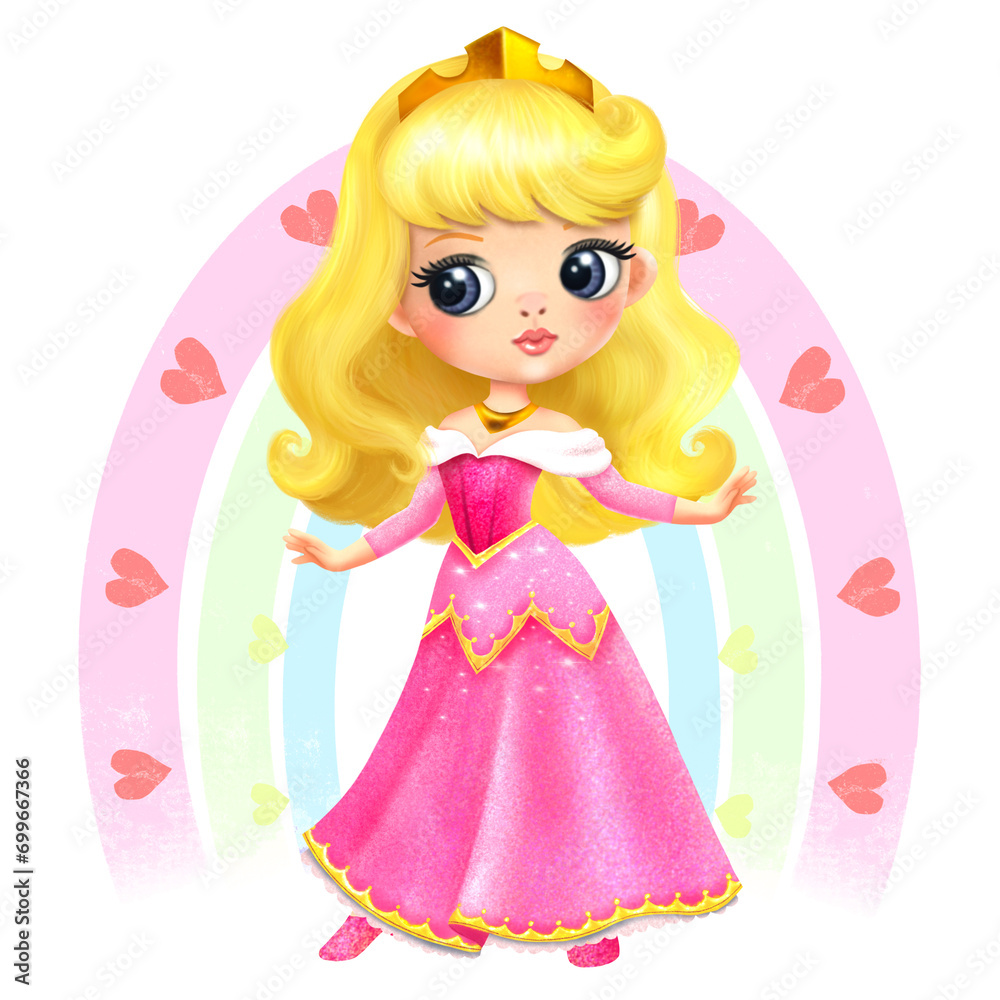 Fairy princess print, princess in a beautiful dress, beautiful girl, girly print, blonde princess, girl princess Fairy princess print, princess in a beautiful dress, beautiful girl, girly print, blonde princess, girl princess