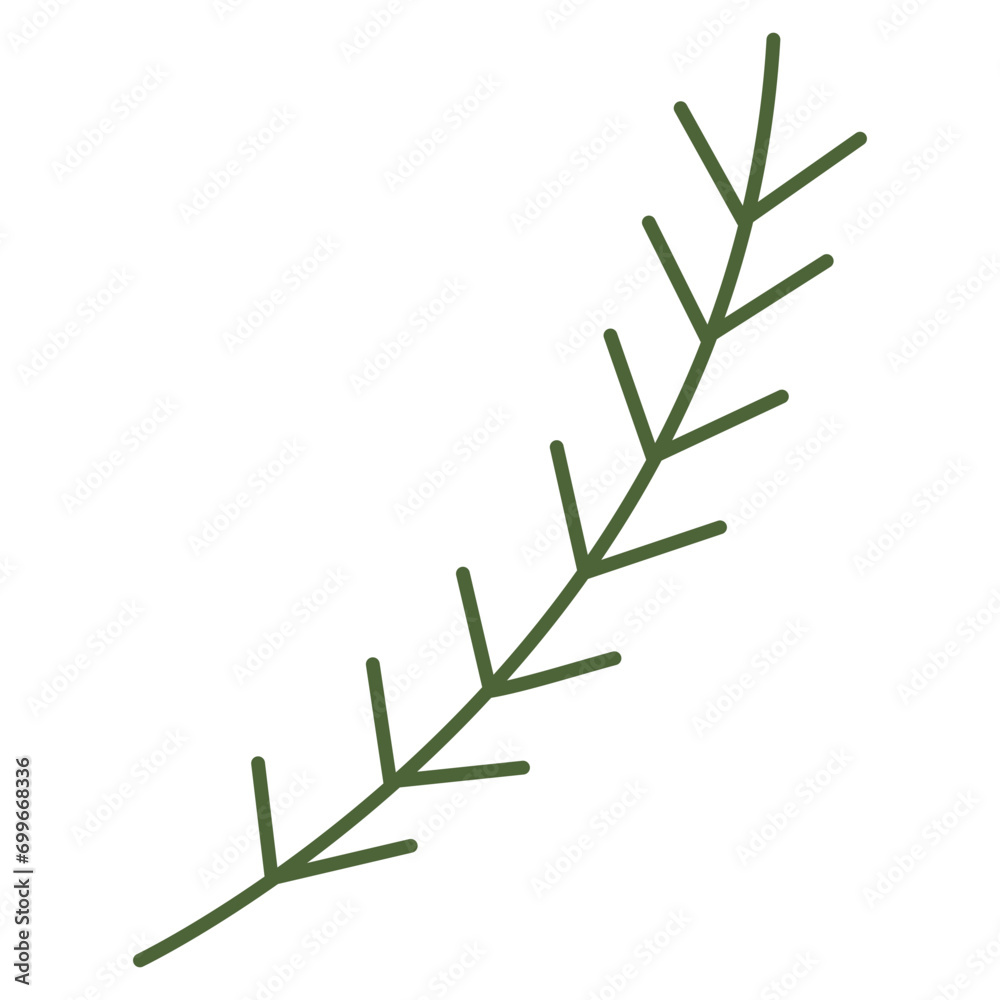 Fototapeta premium leaves , Christmas leaves. Colorful. Vector and illustration.
