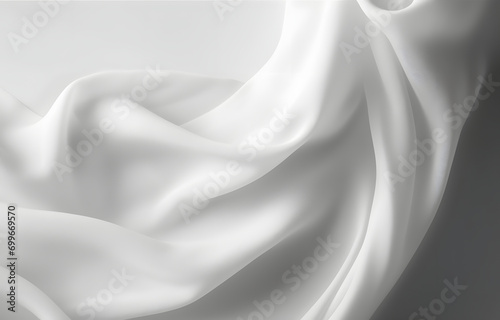 White silk texture luxurious satin for abstract background. beautiful white fabric