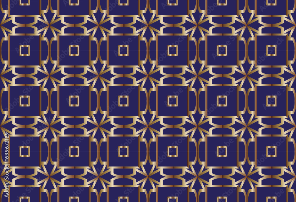 gold pattern on blue background    Ornaments on dishes, textiles, wallpaper.     