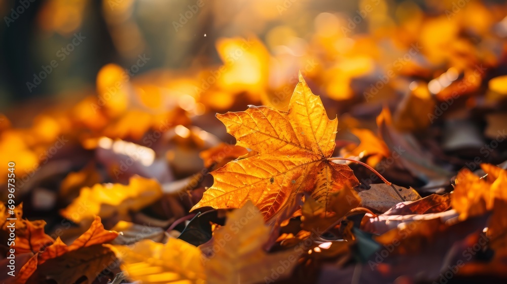 Autumn leaves background with rich and warm colors of autumn leaves. Fallen leaves on the ground Autumn leaves background with rich and warm colors of autumn leaves. Fallen leaves on the ground