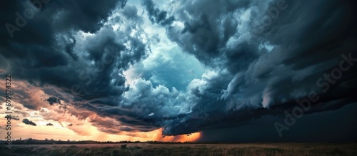 Gorgeous stormy skies photo