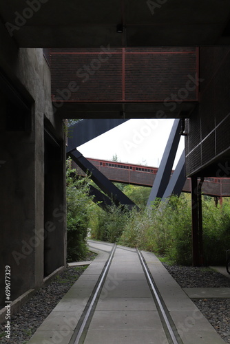Schienen bei der Zeche Zollverein photo