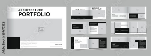 Portfolio Template, architecture portfolio or interior portfolio design template