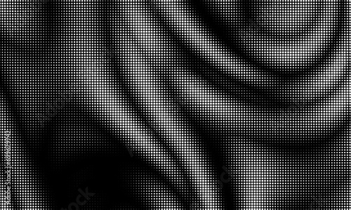 Pixilated abstract Energy background. Halftone effect. Vector image.