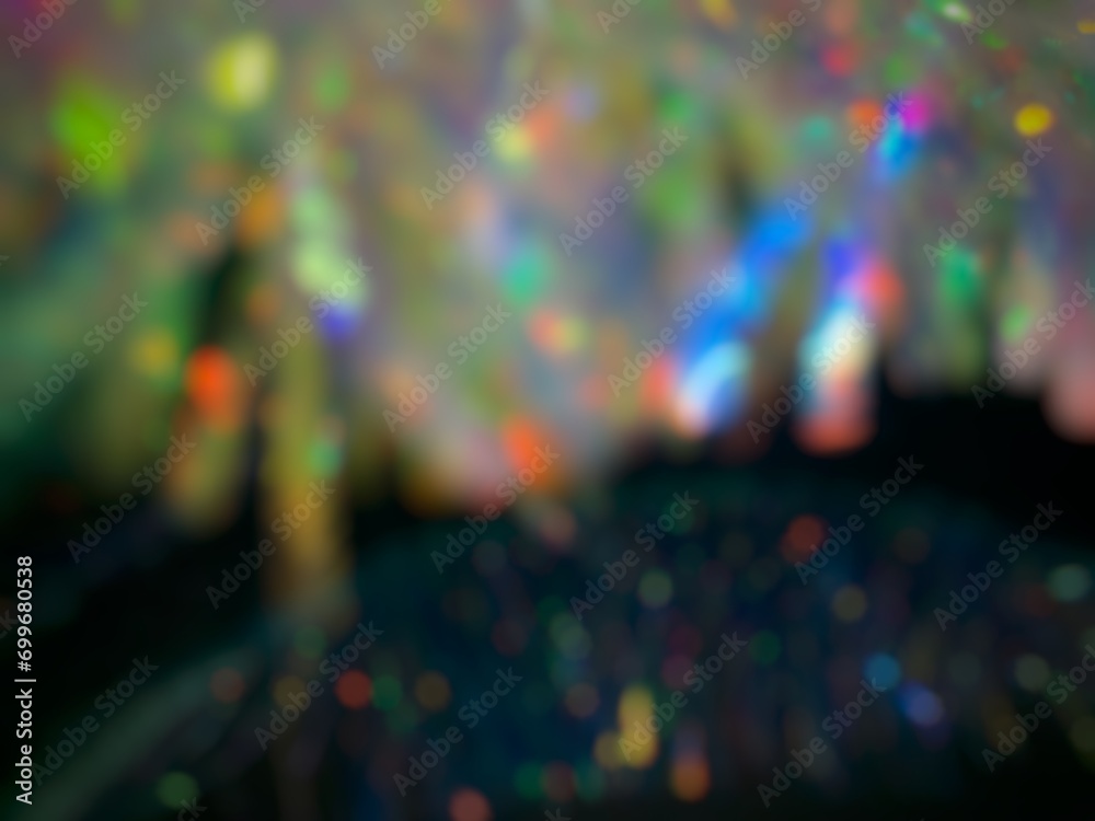 crowd abstract rainbow party themes color with light and shadow gradient background degrade bokeh 