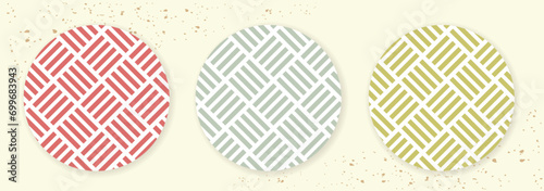 新年に使える美しい和柄背景。和柄のパターン。和柄テンプレート。