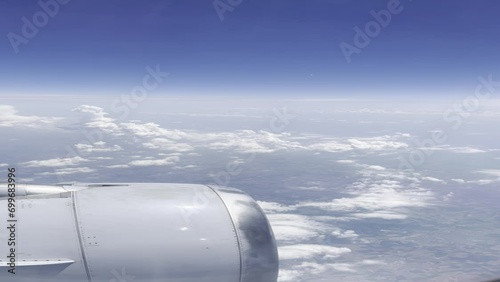 view from airplane window