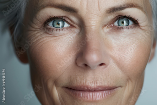 Women skin mature senior wrinkled adult eye female age portrait women old person face