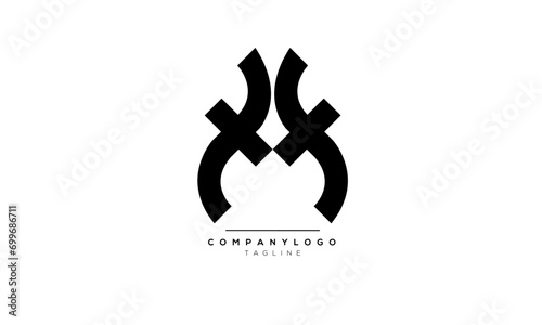 Alphabet letters Initials Monogram logo FF, FF INITIAL, FF letter
