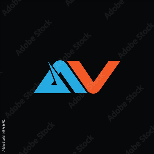 AV Creative logo And 
Icon Design