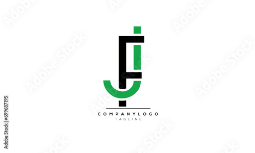 Alphabet letters Initials Monogram logo FJ, FJ INITIAL, FJ letter photo