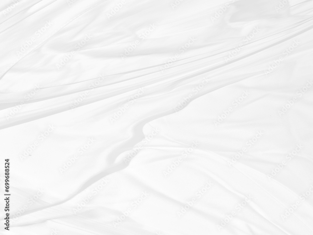 soft fabric abstract clean woven beautiful smooth curve shape decorative fashion textile white background